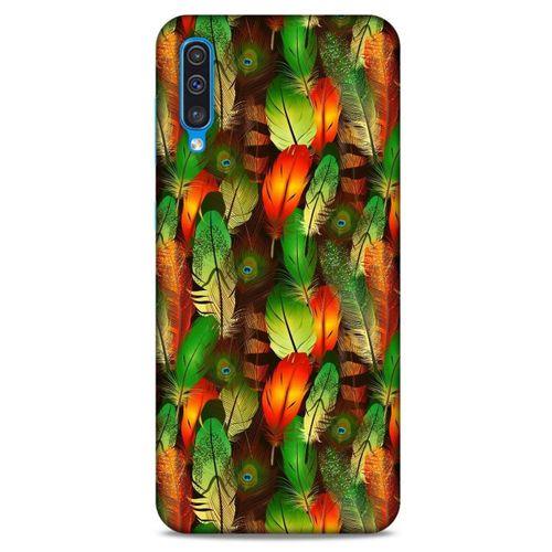 Samsung Galaxy A30s Kılıf Desenli Özel Seri Tüyler (1) Kılıfı