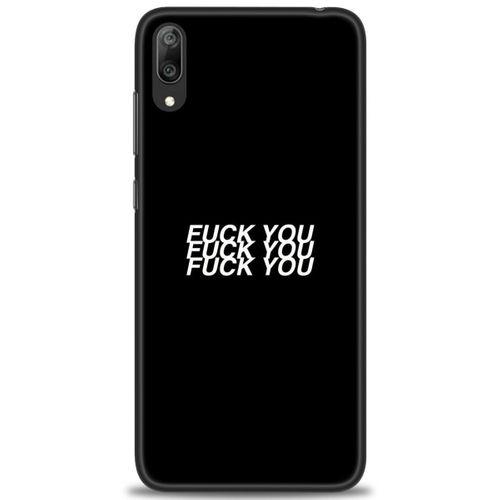 Huawei Y7 Prime 2019 Kılıf HD Baskılı Kılıf - You You You + Tam Ekran Koruyucu