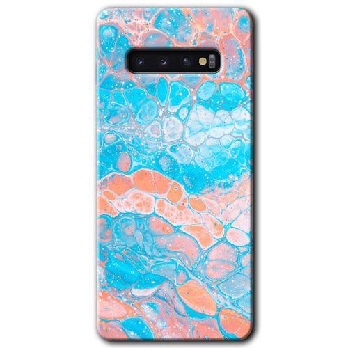 Samsung Galaxy S10 Kılıf HD Desen Baskılı Arka Kapak - Bubbles 1
