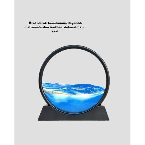 Zarif Cam Kum Saati – Ofis, Ev Ve Raf Dekoru İçin Es Tasarım