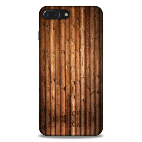 Lopard Apple Iphone 8 Plus Uyumlu Kılıf Wood'X (9) Kılıf Baskılı