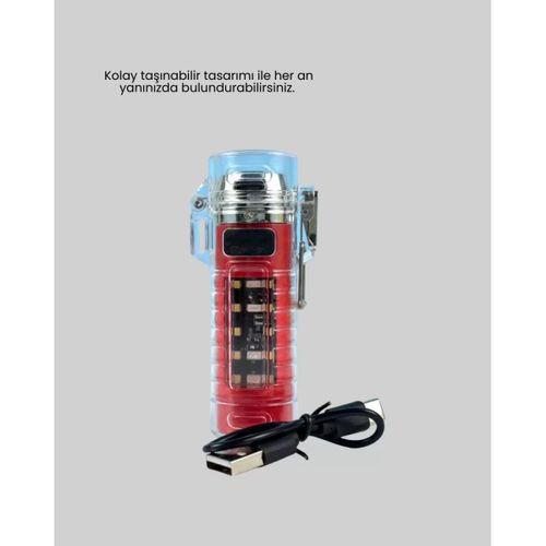 Usb Şarjlı Suya Dayanıklı Elektrikli Çakmak