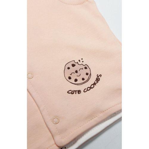 Bistyle Bistyle Yelek Çift Taraflı Cookies Cute Happy 18112 Somon