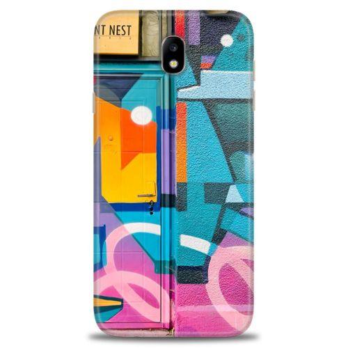 Samsung Galaxy J7 Pro / J730 Kılıf HD Baskılı Kılıf - Print Nest + Tam Ekran Koruyucu