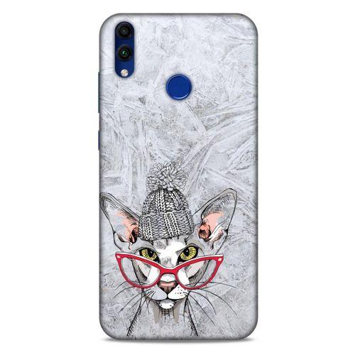 Animax Bereli Kedi Huawei Honor 8C Kılıf Desenli Silikon