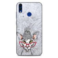 Animax Bereli Kedi Huawei Honor 8C Kılıf Desenli Silikon