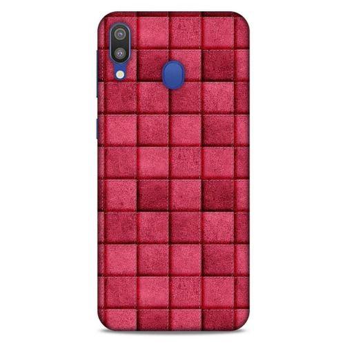 Samsung Galaxy M20 Kılıf Patchwork (29) Arka Koruma Kılıfı Pembe