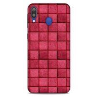 Samsung Galaxy M20 Kılıf Patchwork (29) Arka Koruma Kılıfı Pembe
