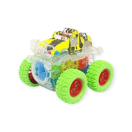 Sürtmeli Işıklı Off-Road Aracı - 7310 - Yeşil