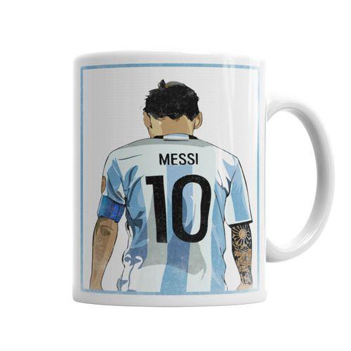 10 Da Argentina Messi  Kupa Bardak Porselen