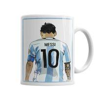 10 Da Argentina Messi  Kupa Bardak Porselen