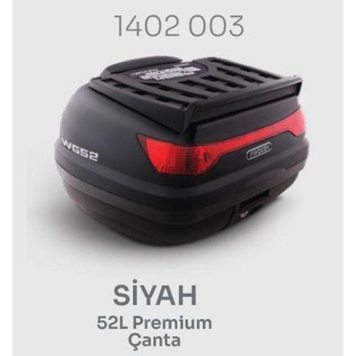 WOGEN 52 LT ÇANTA Premium Sırtlıklı Siyah