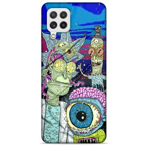 Samsung Galaxy A22 Uyumlu Kılıf Rick And Morty (28) Arka Kapak Dimensional