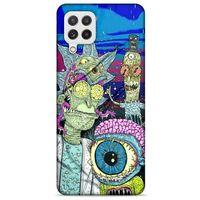 Samsung Galaxy A22 Uyumlu Kılıf Rick And Morty (28) Arka Kapak Dimensional
