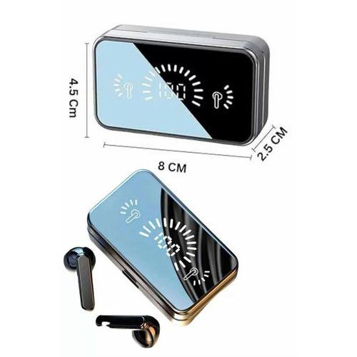 Yeni Nesil Kablosuz Kulaklık Aynalı Powerbank Özellikli Bluetooth Bağlantılı Dijital Göstergeli