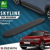 S-Dizayn VW Tiguan 2 Skyline Siyah Yan Basamak 173 Cm 2016-2024 A+ Kalite