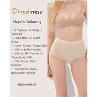 Freshness 0025 Lazer Kesim Tül Yüksek Bel Bato Korse