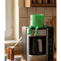 Sarkık Ayaklı Yeşil Gülümseyen Büyük Boy Mini Saksı