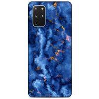 Samsung Galaxy S20 Plus Uyumlu Kılıf Mavi Delisi (7) Telefon Kılıfı Mermer