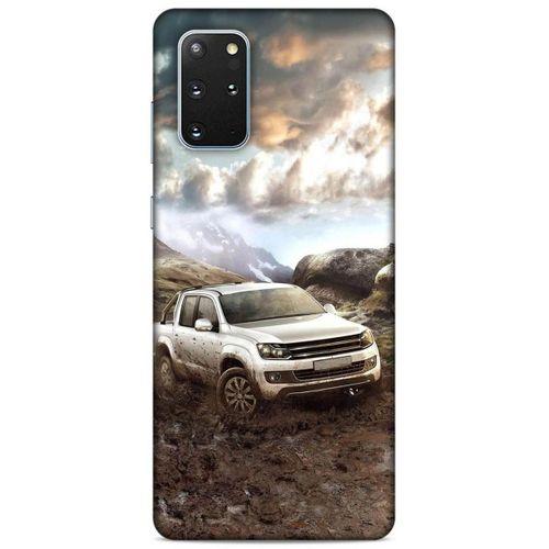 Lopard Samsung Galaxy S20 Plus Uyumlu Kılıf PickUpX (38) Neo Hybrid Kılıf Gri Amarok