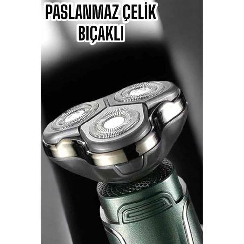 Yüksek Performanslı 3 Başlıklı Profesyonel Tıraş Makinesi