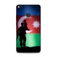 Xiaomi Mi Max 2 Uyumlu Kılıf Azarbaijan (14) Lansman Kılıf Asker Bayrak