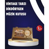 Piyano Tasarım Müzik Kutusu Balerin Figürü ve Takı Bölmeli