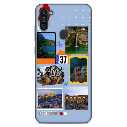 Lopard Samsung Galaxy M11 Uyumlu Kılıf Şehirli ※ (37) Kastamonu Silicone Cover