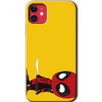 Potkal Hediye Fabrikası iPhone 11 Kılıf HD Desen Baskılı Arka Kapak - DeadPool 6