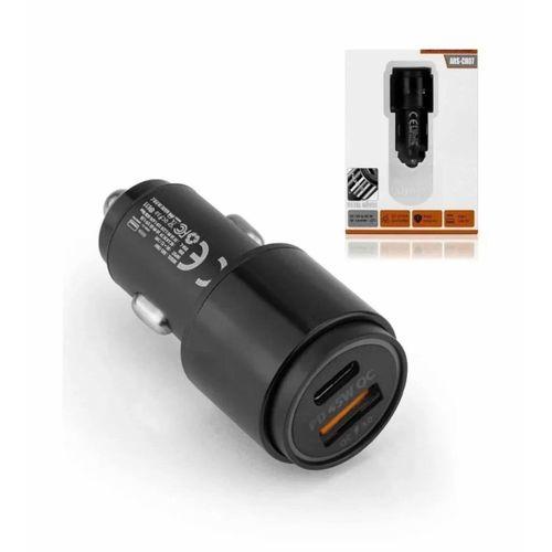 45w Pd Usb Oto Şarj Kafa Hızlı Şarj Çakmaklık Adaptörü, Usb-c Ve Usb-a Çıkışlı, İphone Ve Android Uyumlu