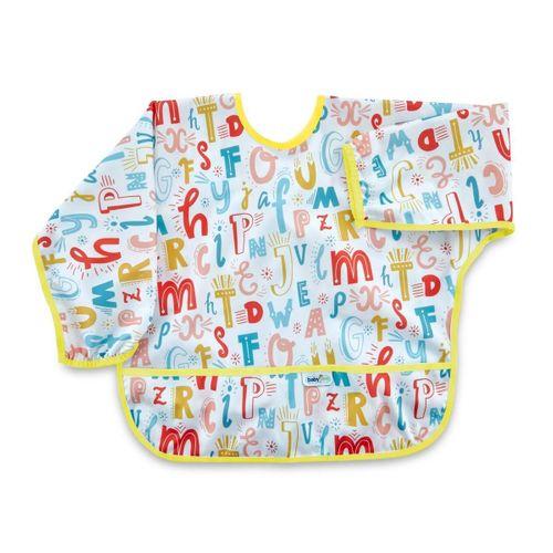 BabyJem Baskılı BLW Kollu Önlük 784 Harf Desen