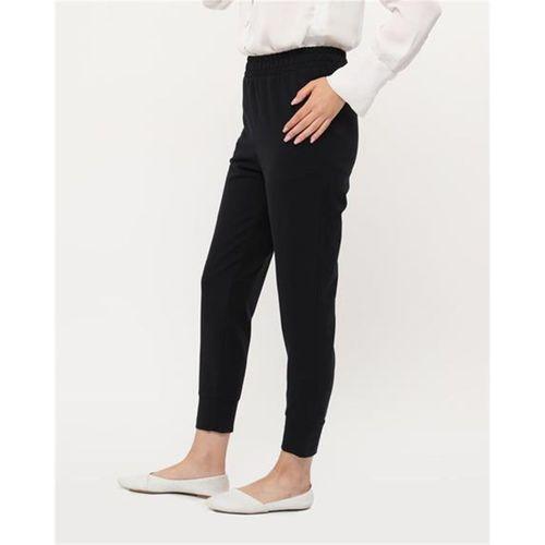 Step Paçası Manşetli Beli Lastikli Pantolon - 71125 - Lacivert