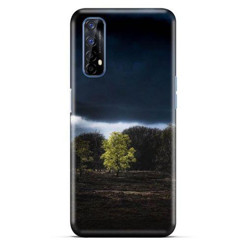 Lopard Oppo Realme 7 Uyumlu Kılıf Gece'S (11) Tam Koruma Siyah