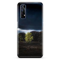 Lopard Oppo Realme 7 Uyumlu Kılıf Gece'S (11) Tam Koruma Siyah