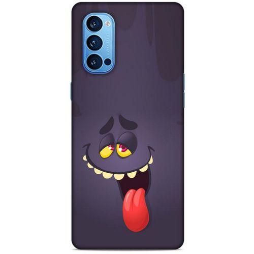 Emojix (87) Oppo Reno 4 Pro Kılıf Silikon Kapak Desenli