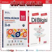 Krallar Karması TYT Sosyal Bilimler Branş Denemesi ve AKM Dil Bilgisi Soru Bankası Seti 2 Kitap