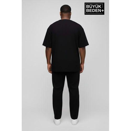 Erkek Büyük Beden Capri Island Baskılı 3xl-6xl Bisiklet Yaka Tshırt SPR26BTS510-14