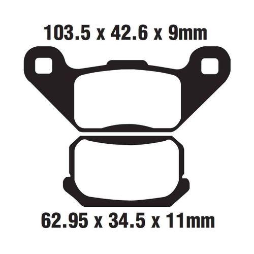 ATV Atv Atv-Buggy Arka Fren Disk Balatası Fa431 A Kalite