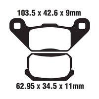 ATV Atv Atv-Buggy Arka Fren Disk Balatası Fa431 A Kalite