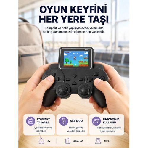 Mini Retro Oyun Konsolu S10 2.8 İnç Ekran Taşınabilir Klasik Atari Yeni Nesil