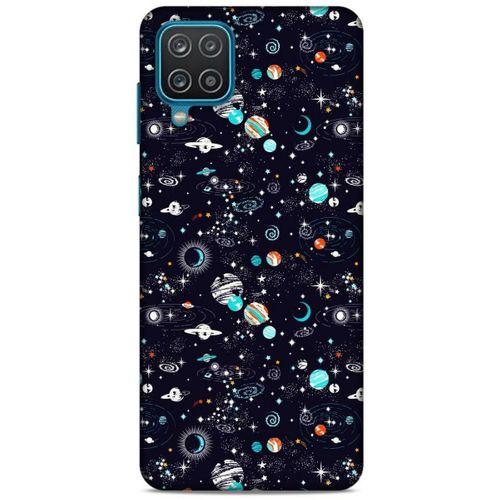Lopard Samsung Galaxy A12 Uyumlu Kılıf SpaceX (20) Koruyucu Kılıf