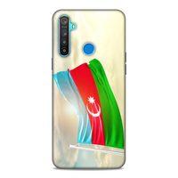 Realme 5i Uyumlu Kılıf Azarbaijan (7) Telefon Kılıfı Gökyüzü Bayrak