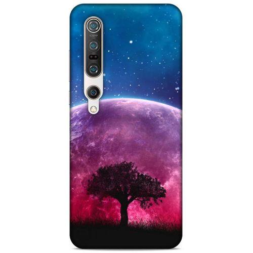 Lopard Xiaomi Mi 10 Pro Uyumlu Kılıf Gece'S (39) Liquid Crystal Kılıf Pembe Ay