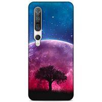 Lopard Xiaomi Mi 10 Pro Uyumlu Kılıf Gece'S (39) Liquid Crystal Kılıf Pembe Ay
