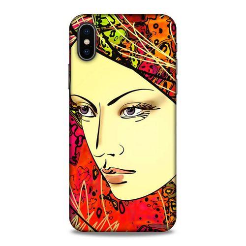 Lopard Apple Iphone X Uyumlu Kılıf Sürreal Yüzler ♀ (31) TPU Kılıf Baskılı