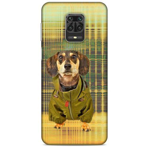 Xiaomi Redmi Note 9 Pro Kılıf Köpek Kıyafetleri (35) Fit Design Kılıf Beagle Palto
