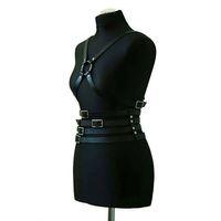 Deri Belden Dört Sıralı Göğüs Harness - Brf911