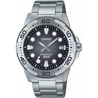 Casio MTD-140D-1AVDF Quartz Çelik Gri Siyah Kadran 10 ATM 44 mm Erkek Kol Saati