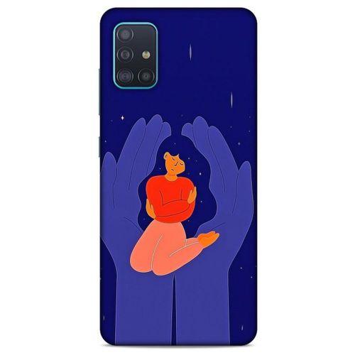Samsung Galaxy A51 Kılıf Depresyon (7) Telefon Kılıfı Koyu Kahverengi