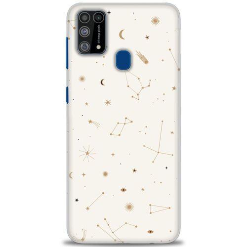 Samsung Galaxy M31 Kılıf HD Baskılı Kılıf - Yıldız Haritası + Tam Ekran Koruyucu